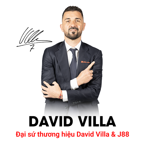 Đại sứ thương hiệu David Villa và J88